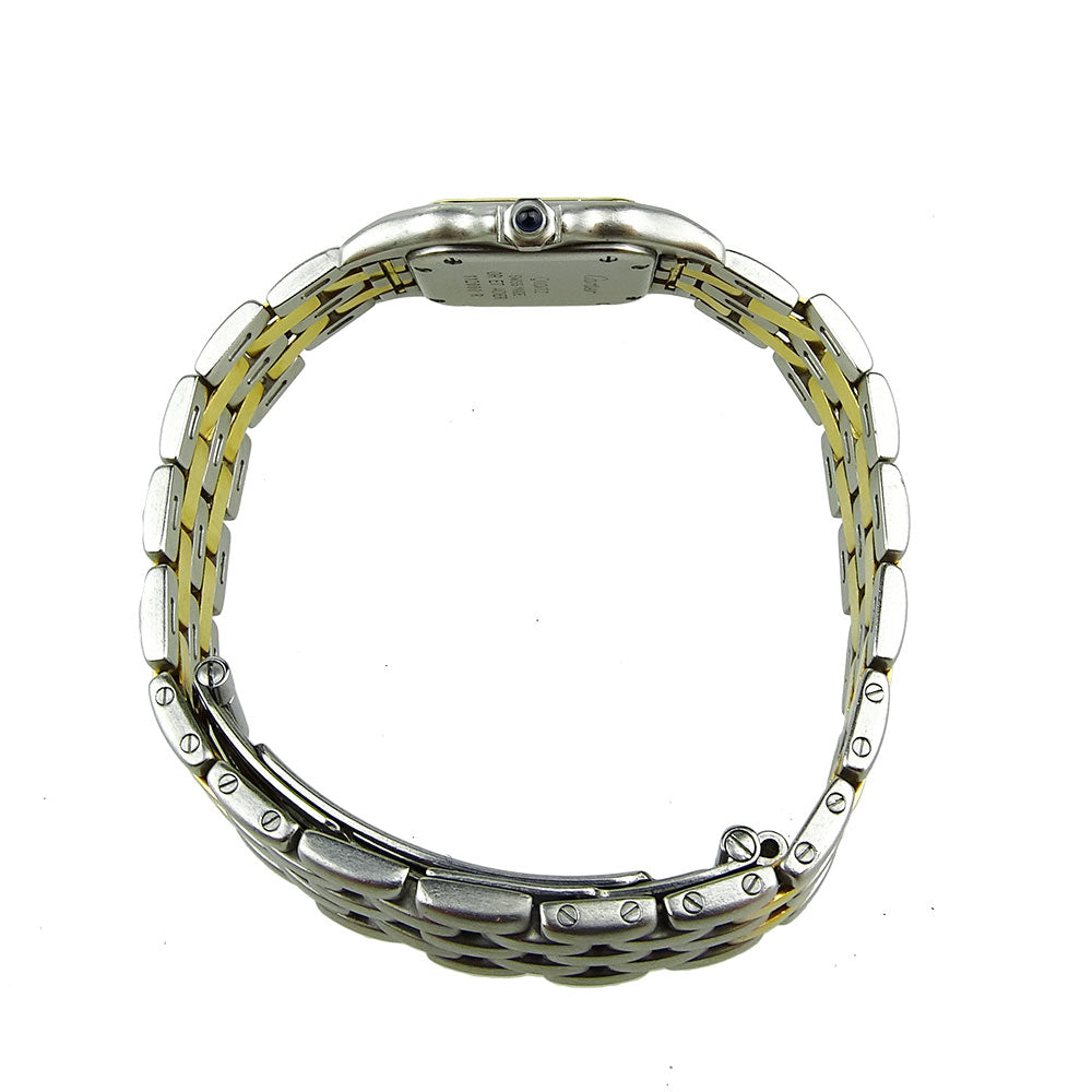 Cartier Panthere Steel and Gold Quartz
