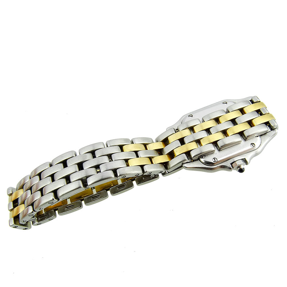 Cartier Panthere Steel and Gold Quartz