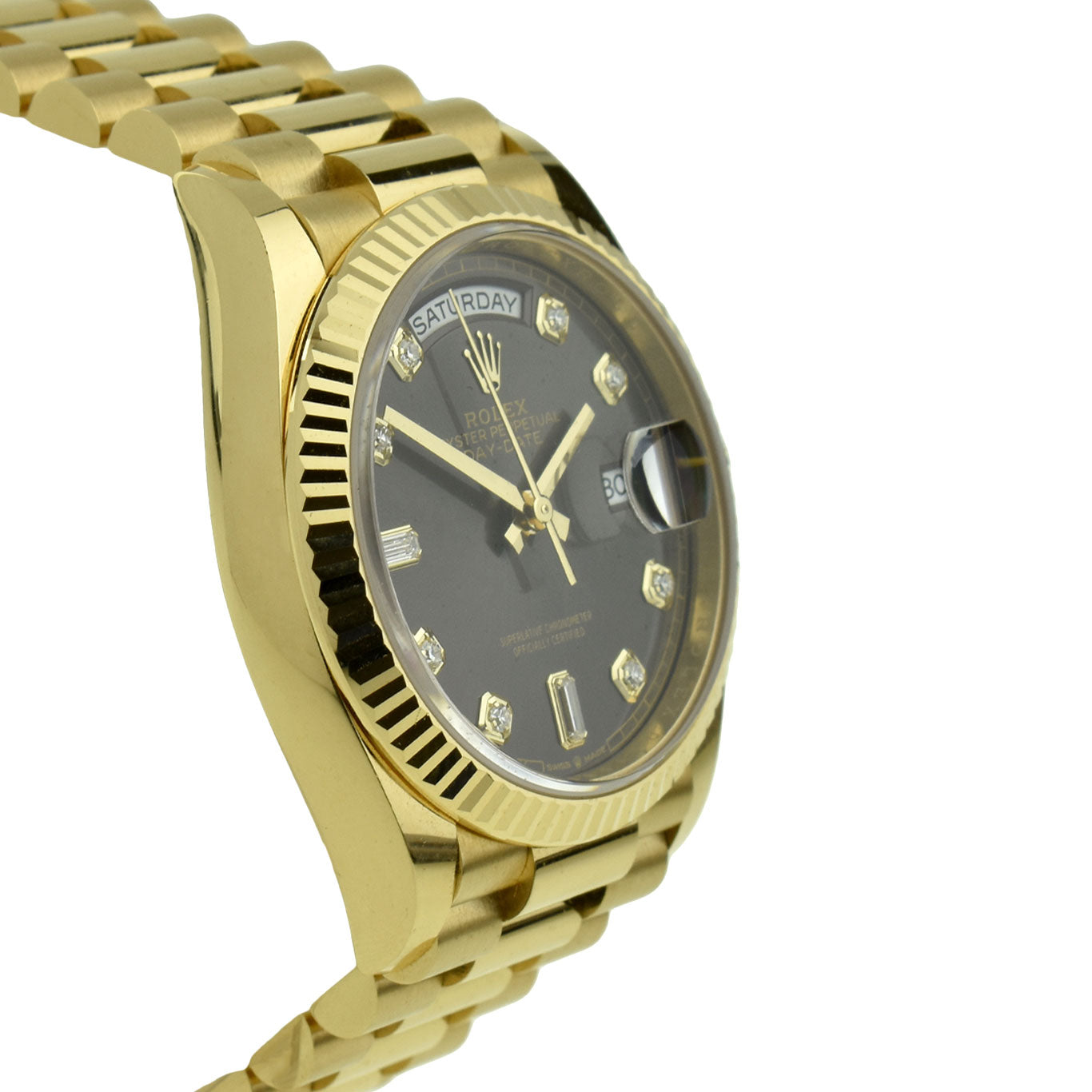 Rolex Day-Date 36 18ct Gold Diamond Dot 128238