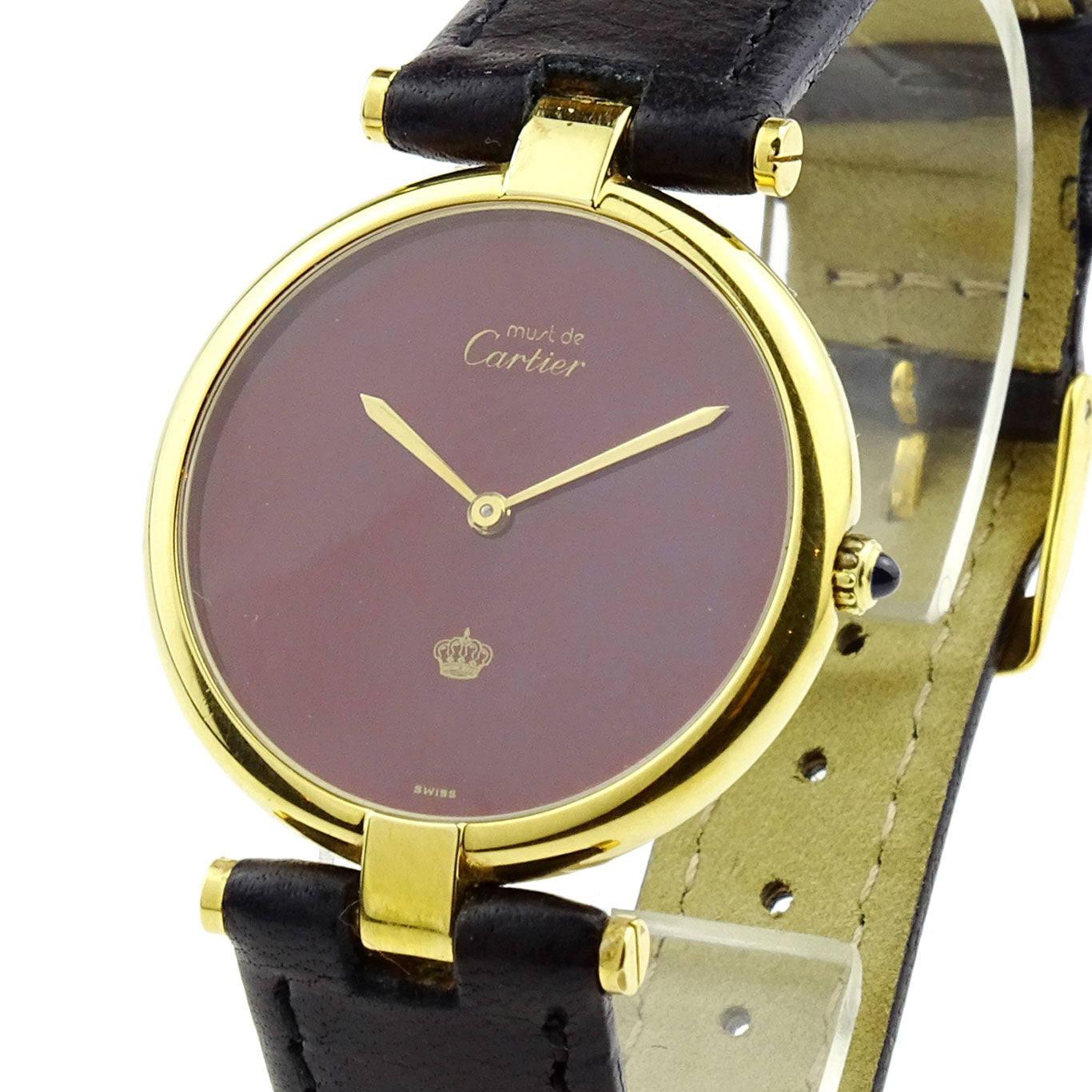 Cartier Vermeil Gold Plate Quartz