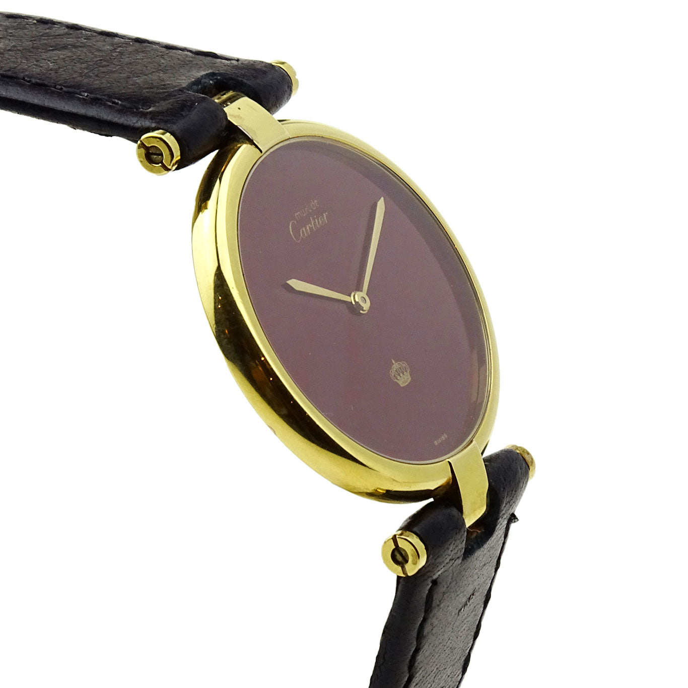 Cartier Vermeil Gold Plate Quartz