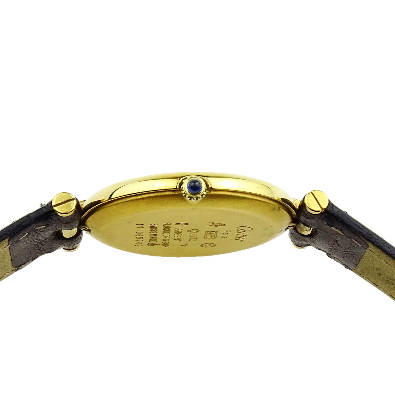 Cartier Vermeil Gold Plate Quartz