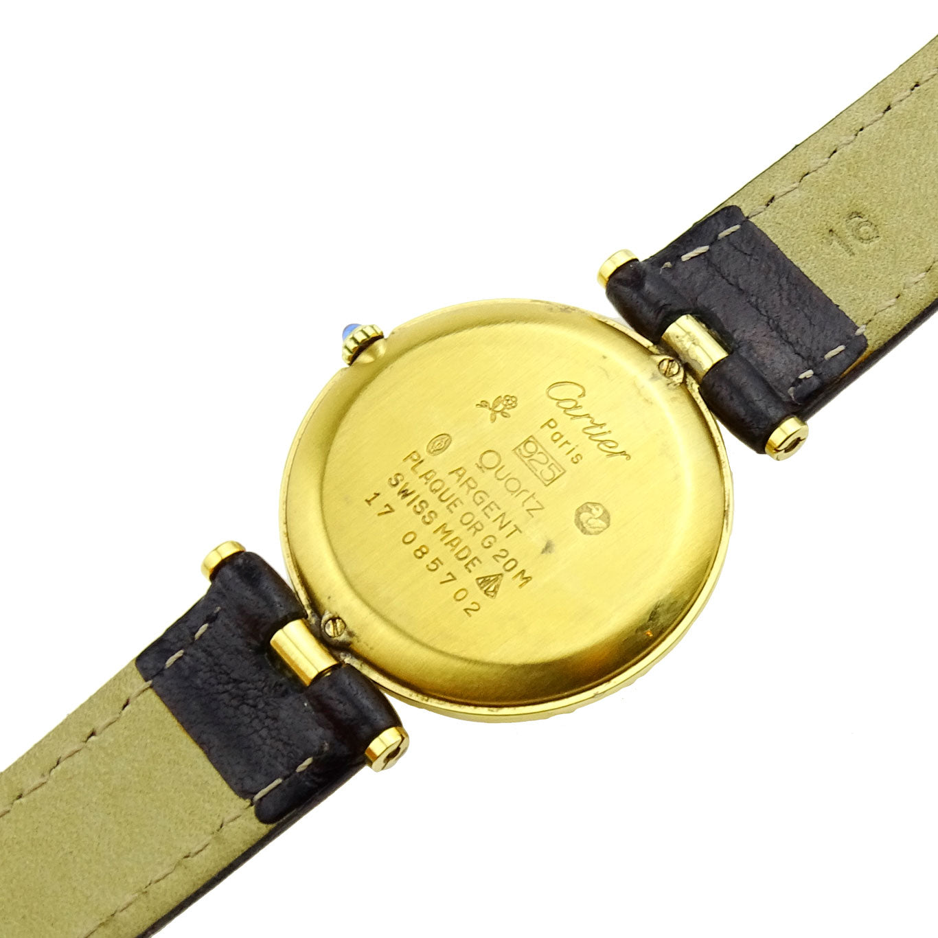 Cartier Vermeil Gold Plate Quartz