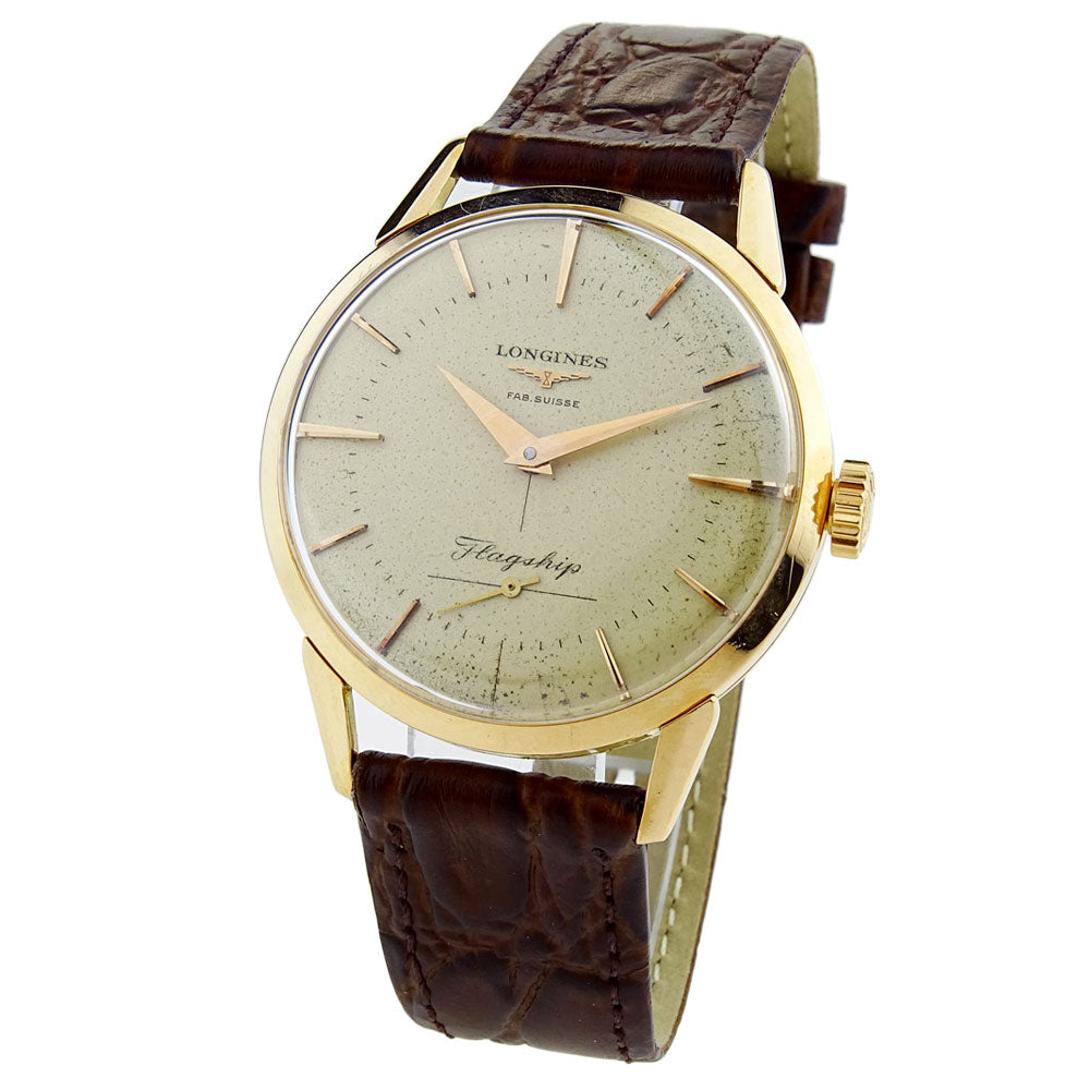 Longines Flagship 18ct Rose Gold Vintage Mechanical