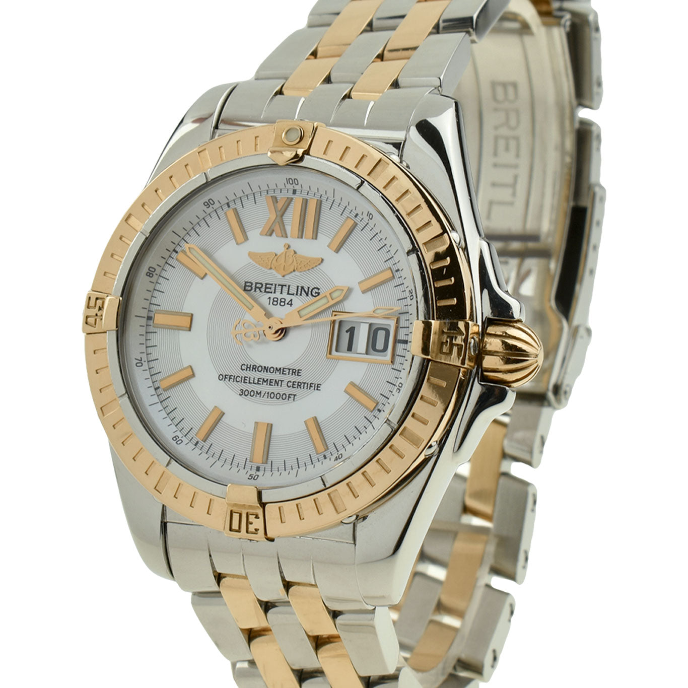 Breitling Cockpit Stainless Steel & Rose Gold C49350