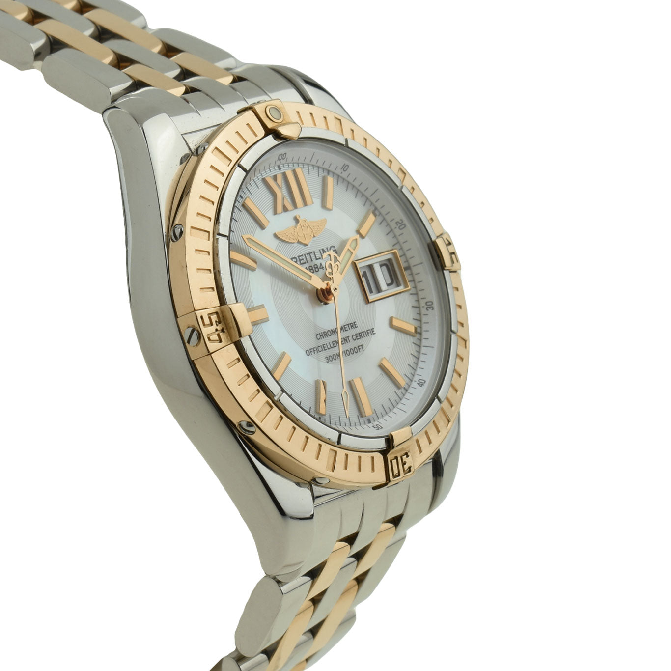 Breitling Cockpit Stainless Steel & Rose Gold C49350