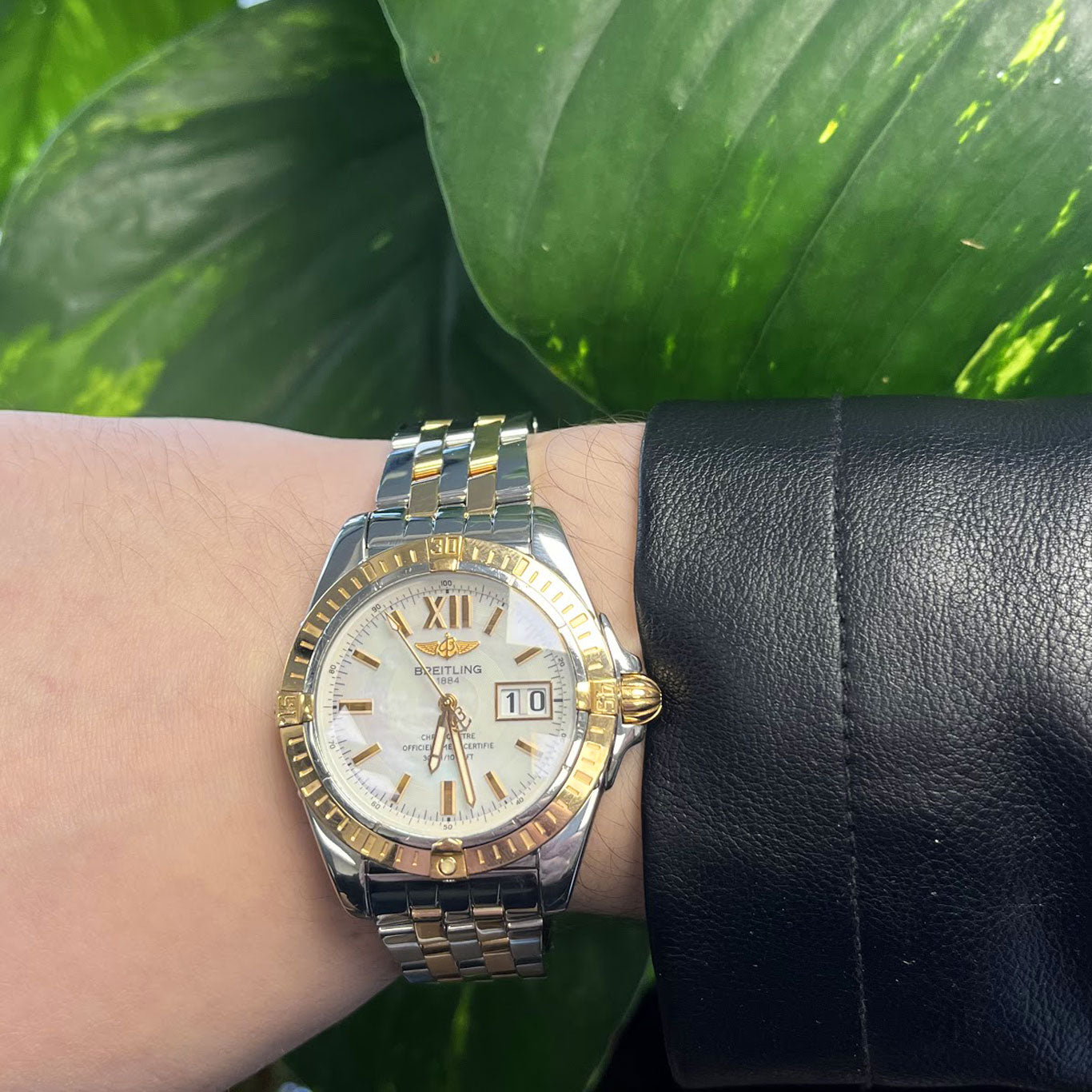 Breitling Cockpit Stainless Steel & Rose Gold C49350
