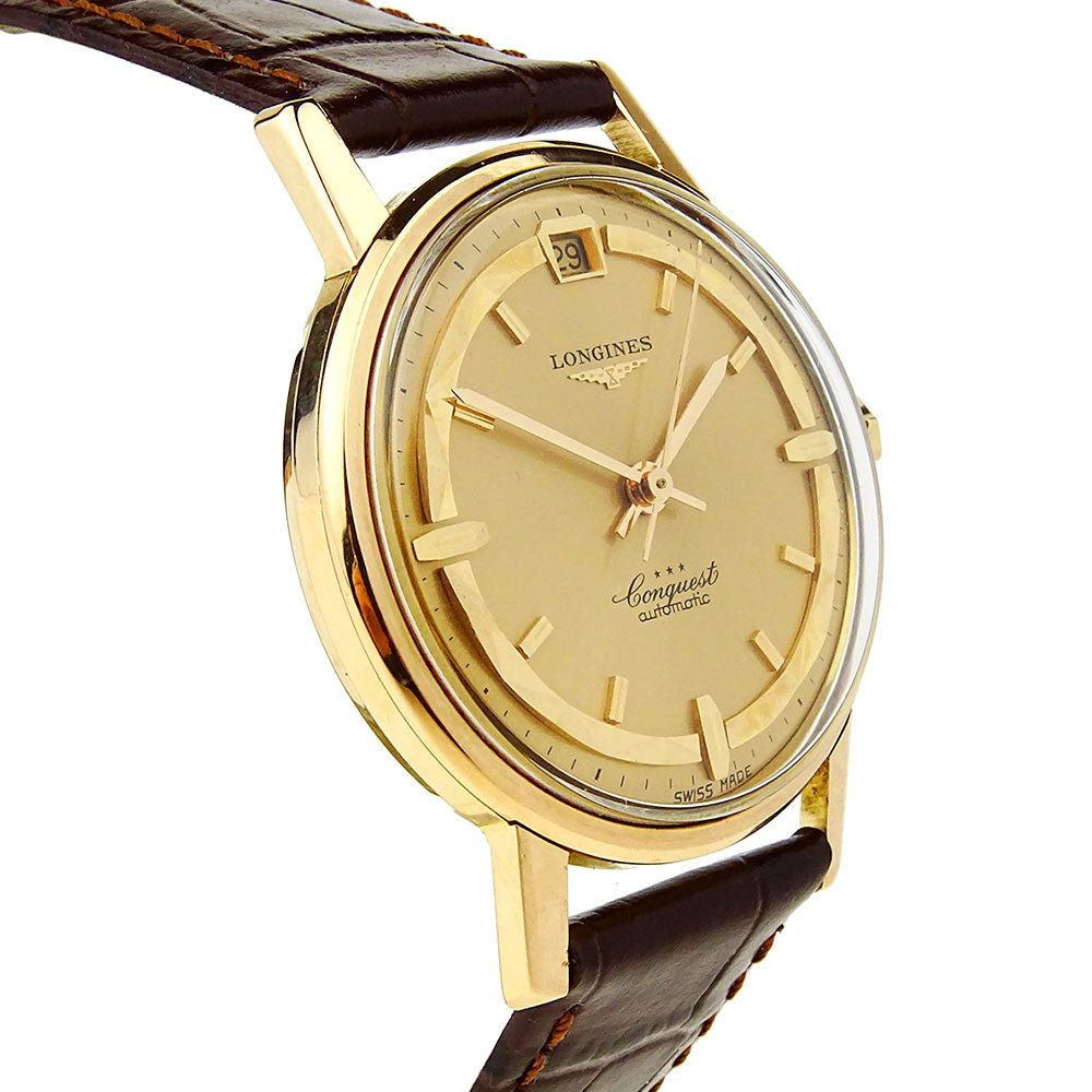 Longines Conquest 18ct Rose Gold Vintage Automatic 9025-4
