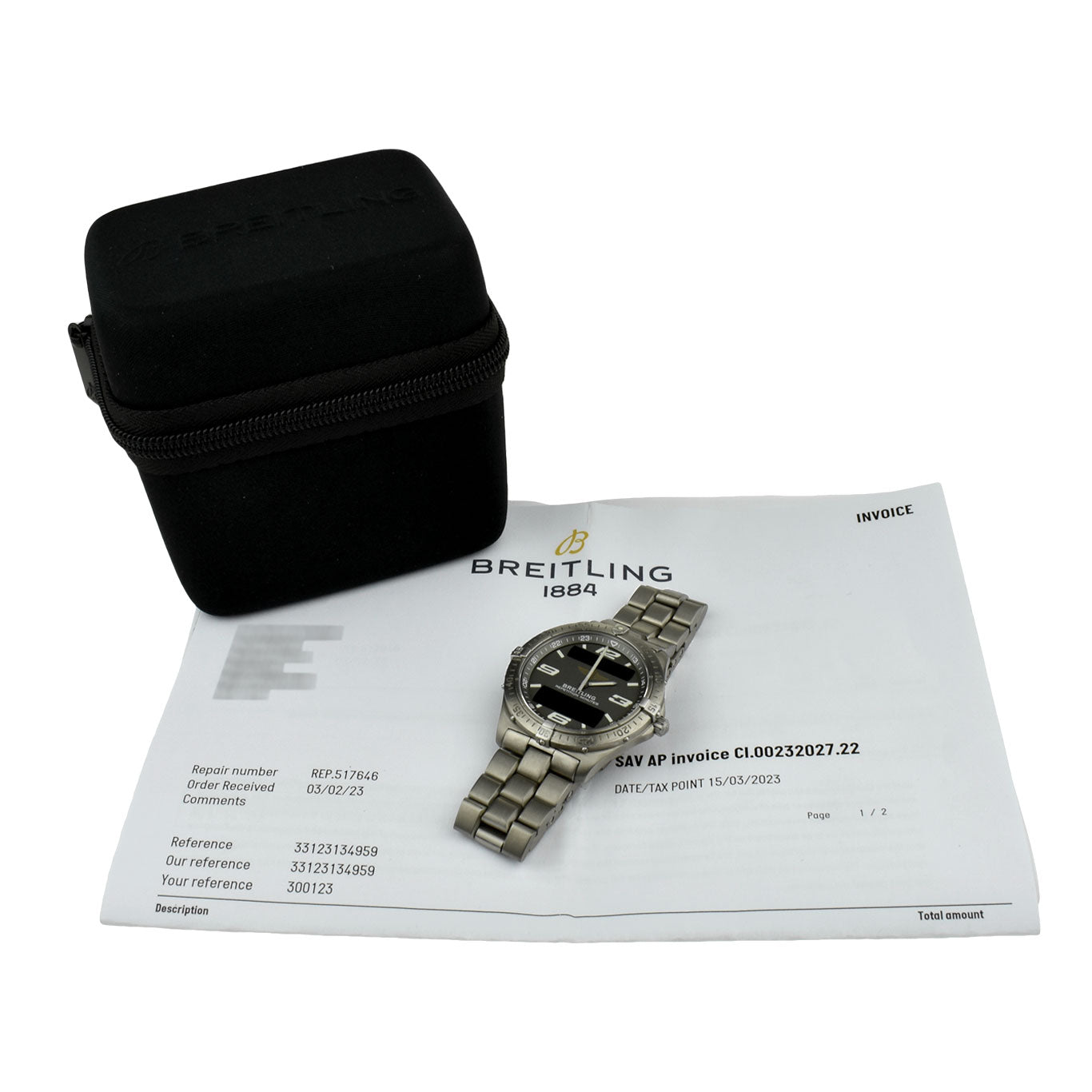 Breitling Aerospace Titanium Quartz E65062