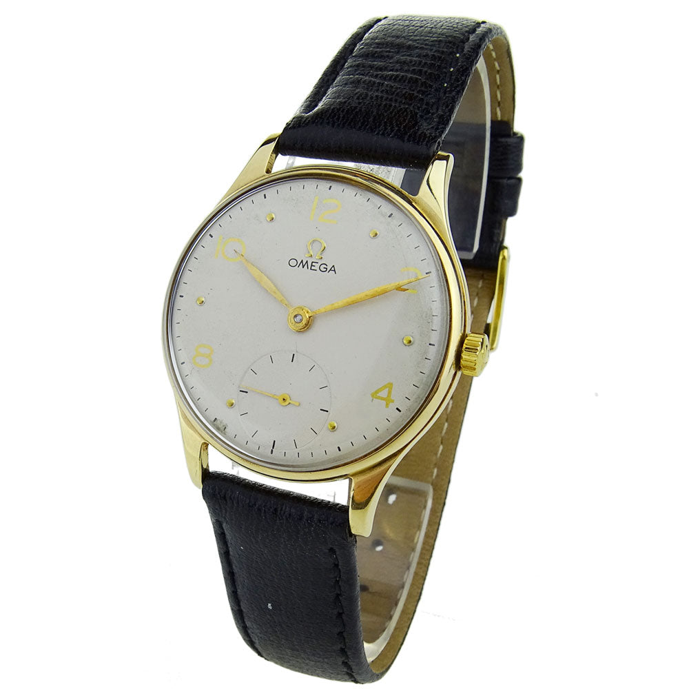 Omega Vintage Mid Size 9ct Gold Mechanical