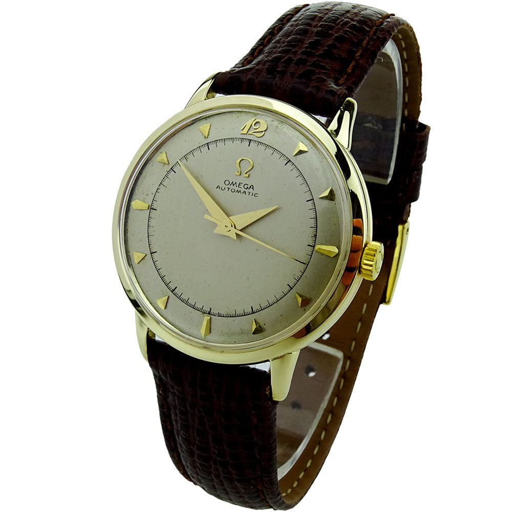 Omega Vintage 14k Gold Bumper