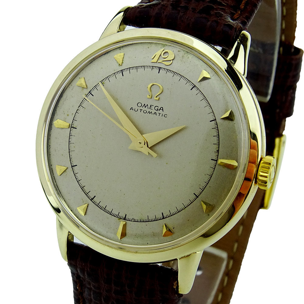 Omega Vintage 14k Gold Bumper