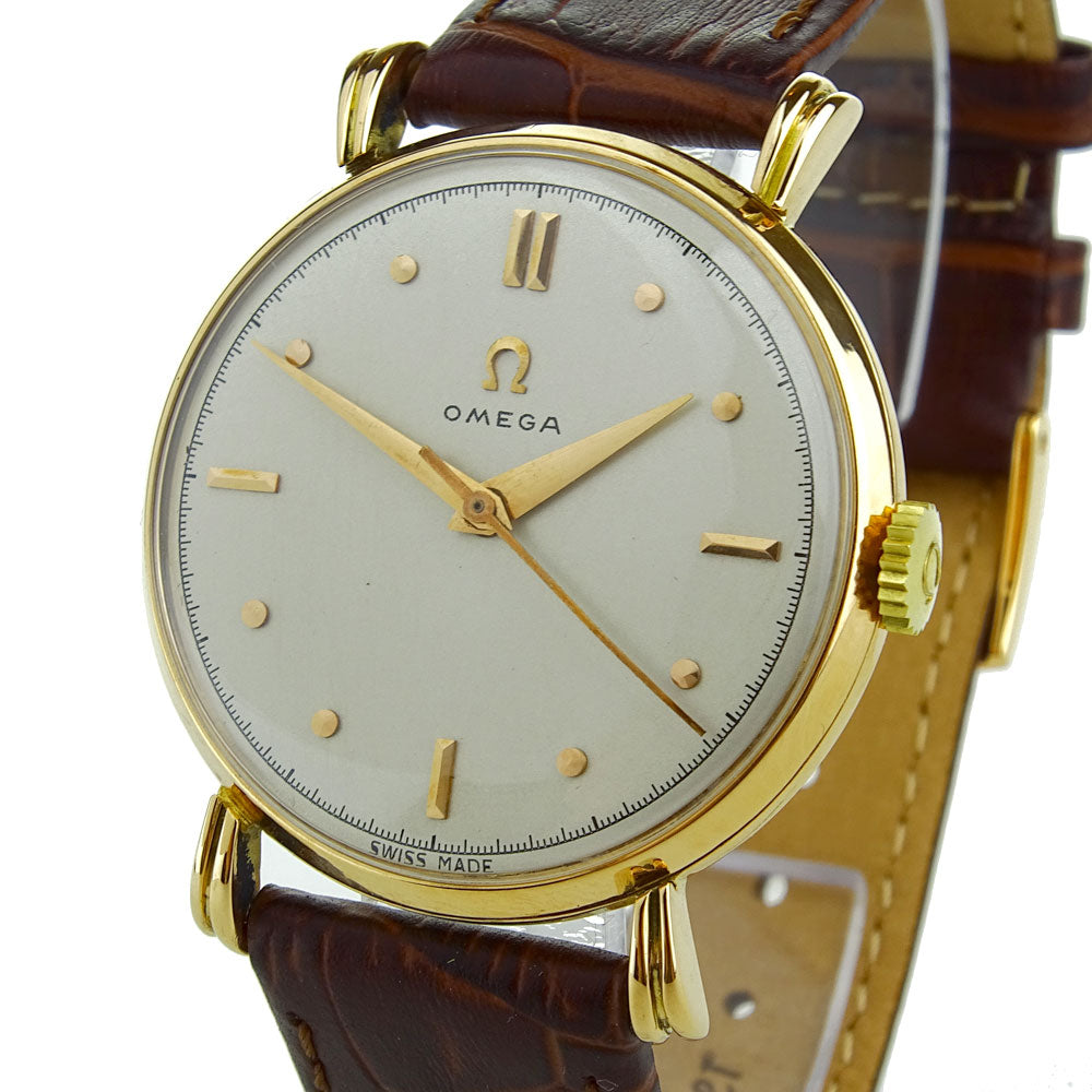 Omega Vintage 18k Rose Gold Mechanical