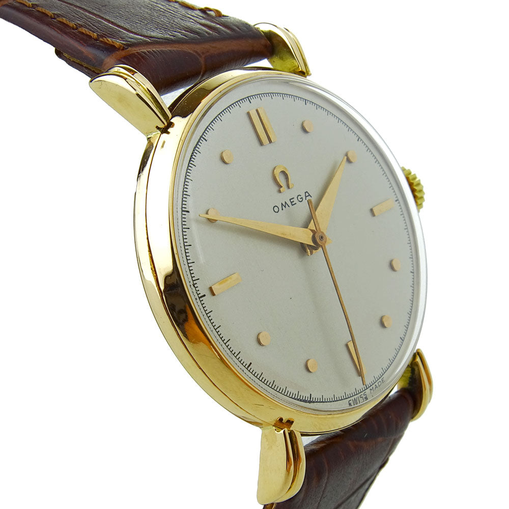 Omega Vintage 18k Rose Gold Mechanical