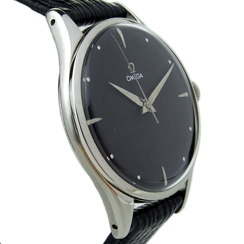 Omega Vintage Oversize Steel Mechanical