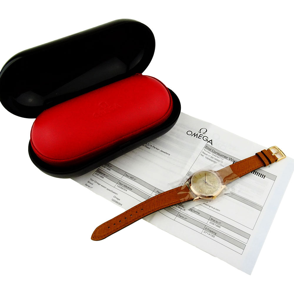 Omega Vintage 14k Rose Gold Mechanical