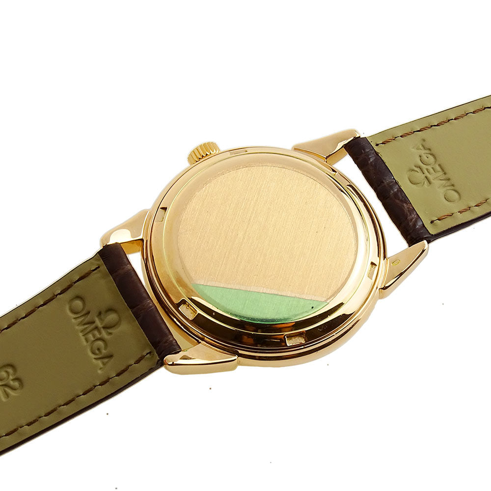 Omega Seamaster Vintage Automatic 18k Rose Gold Wristwatch 1950