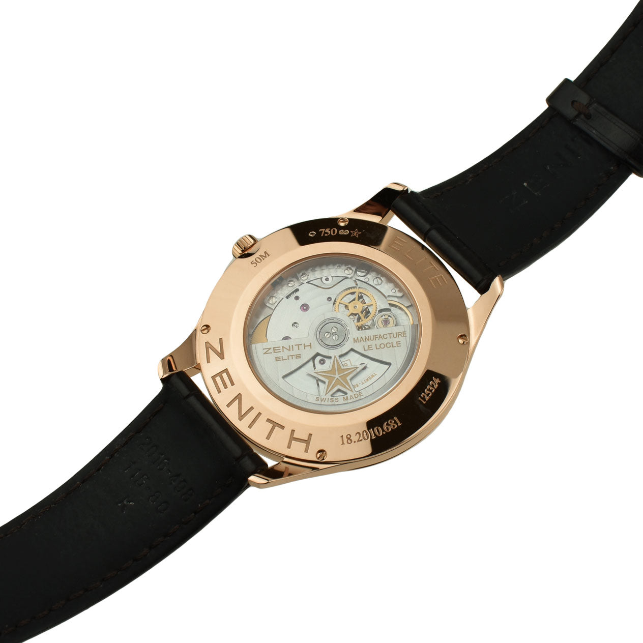 Zenith Heritage Ultra Thin Elite 18k Rose Gold 18.2010.681