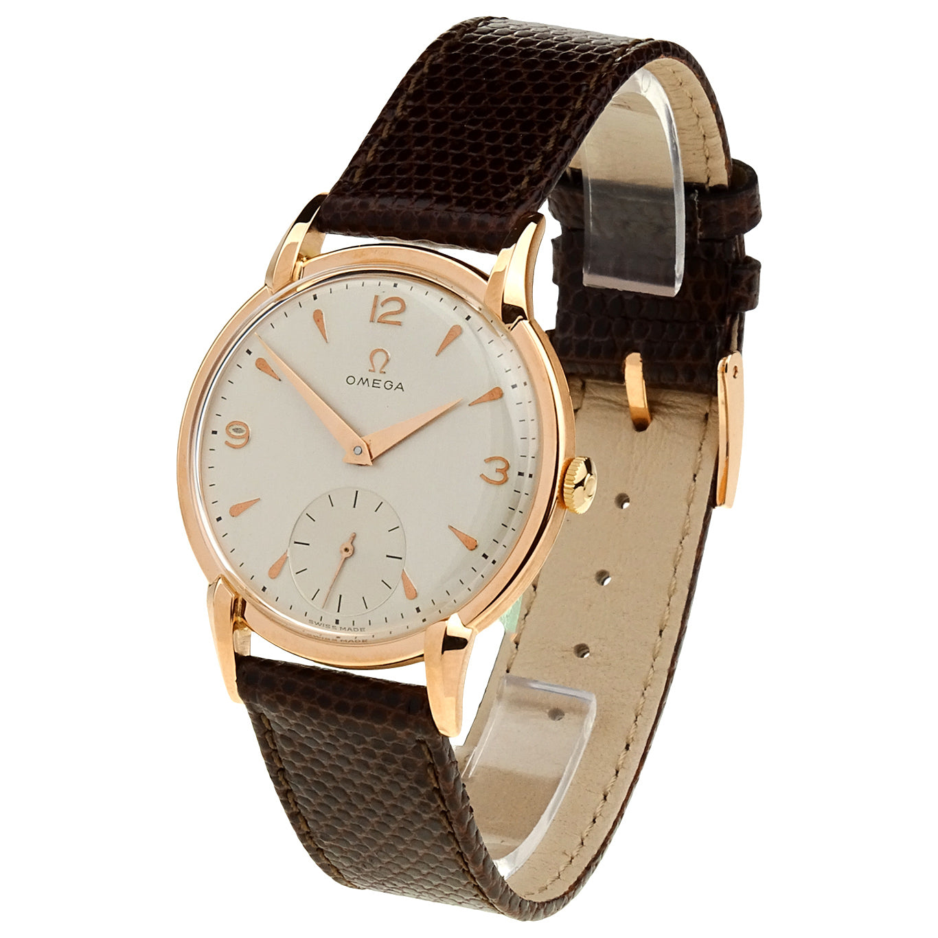 Omega Vintage 18k Rose Gold