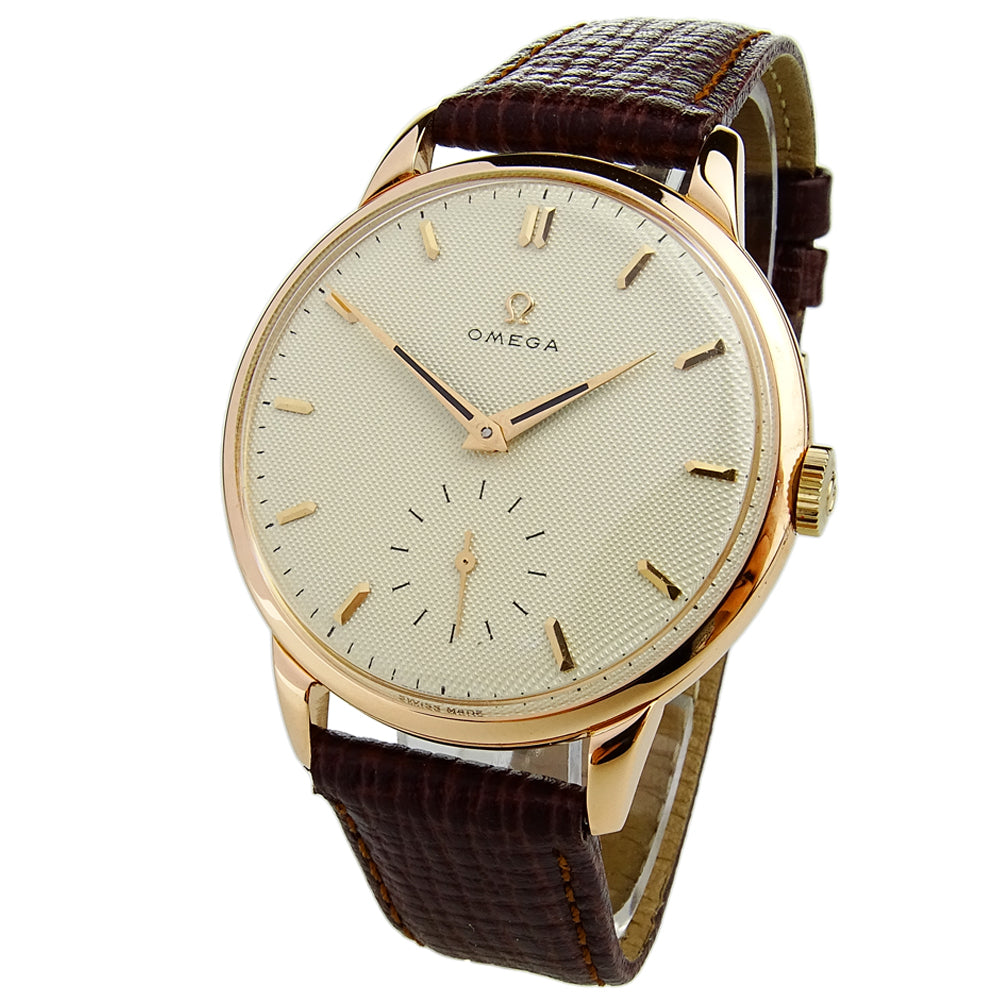 Omega Vintage 18ct Rose Gold Mechanical