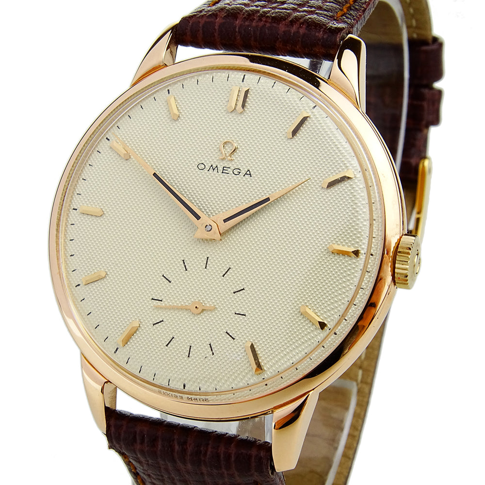 Omega Vintage 18ct Rose Gold Mechanical