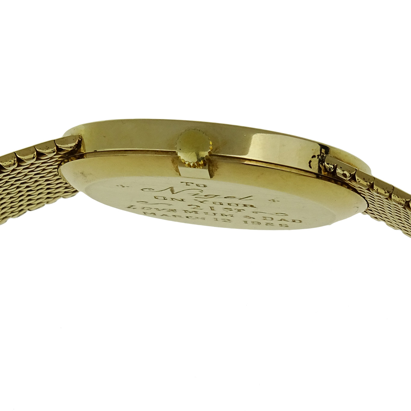 Bueche-Girod 9ct Gold Presentation Quartz Wristwatch