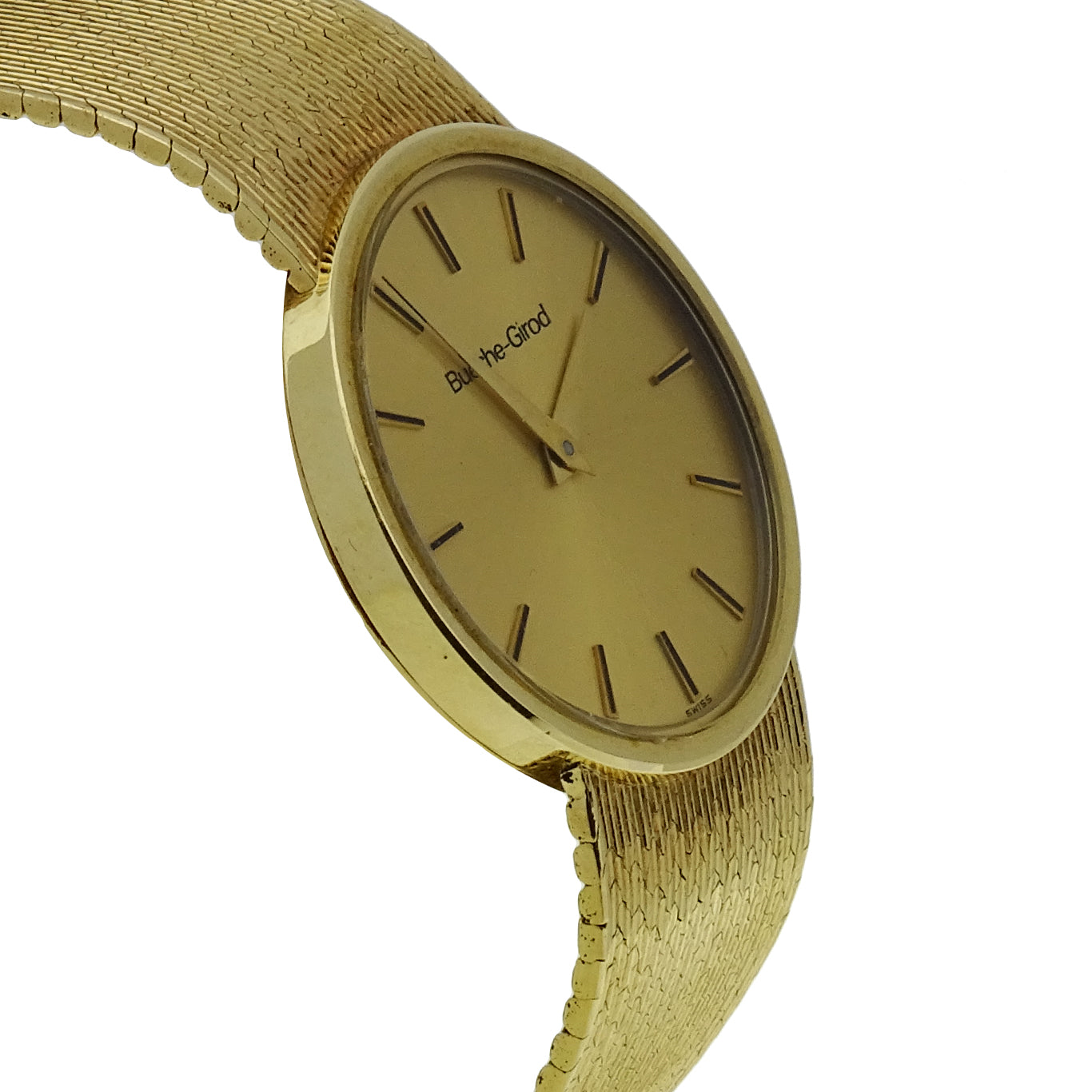 Bueche-Girod 9ct Gold Presentation Quartz Wristwatch