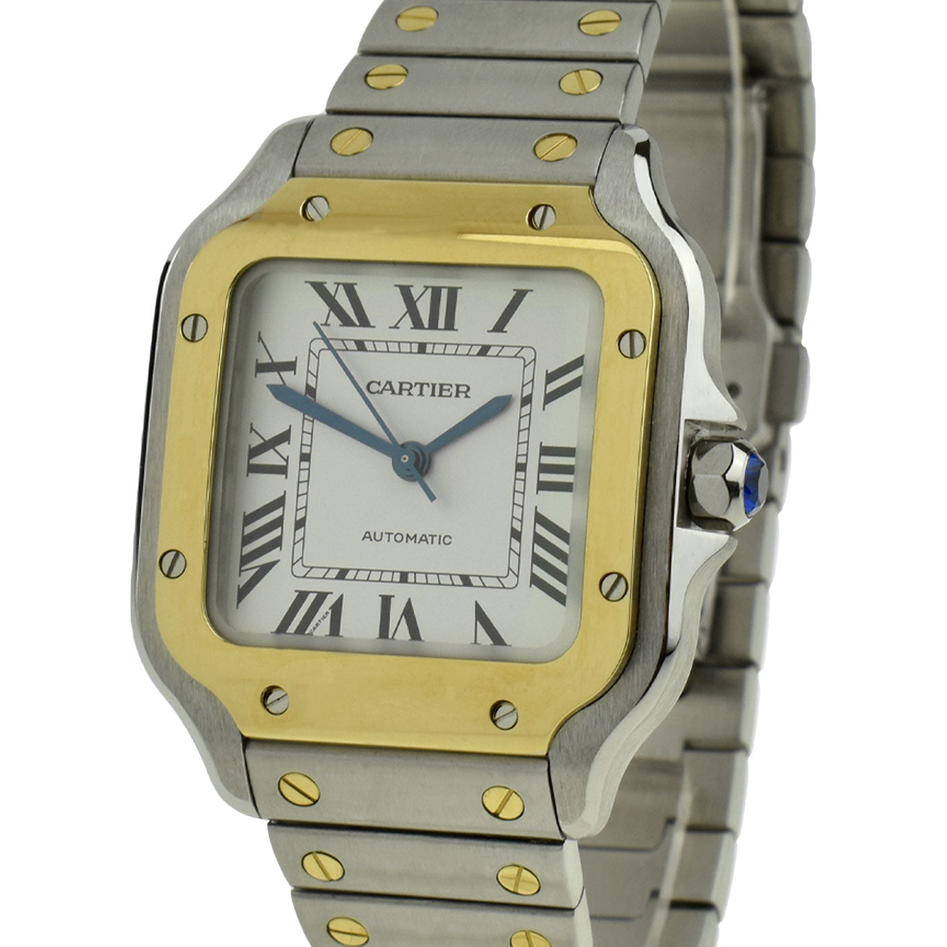 Cartier Santos De Cartier Medium Steel & Gold W2SA0007