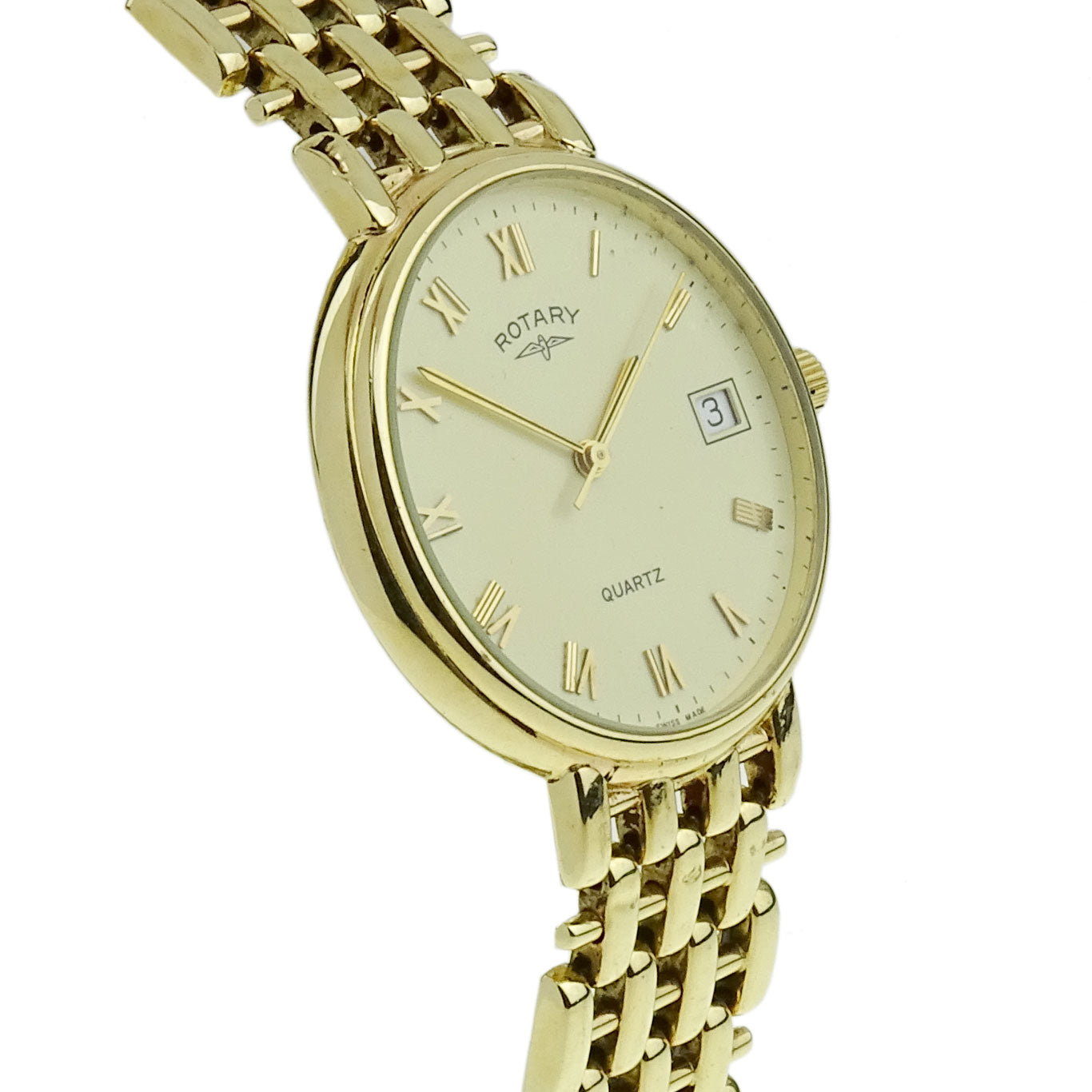 Rotary 9ct Gold Quartz Wristwatch
