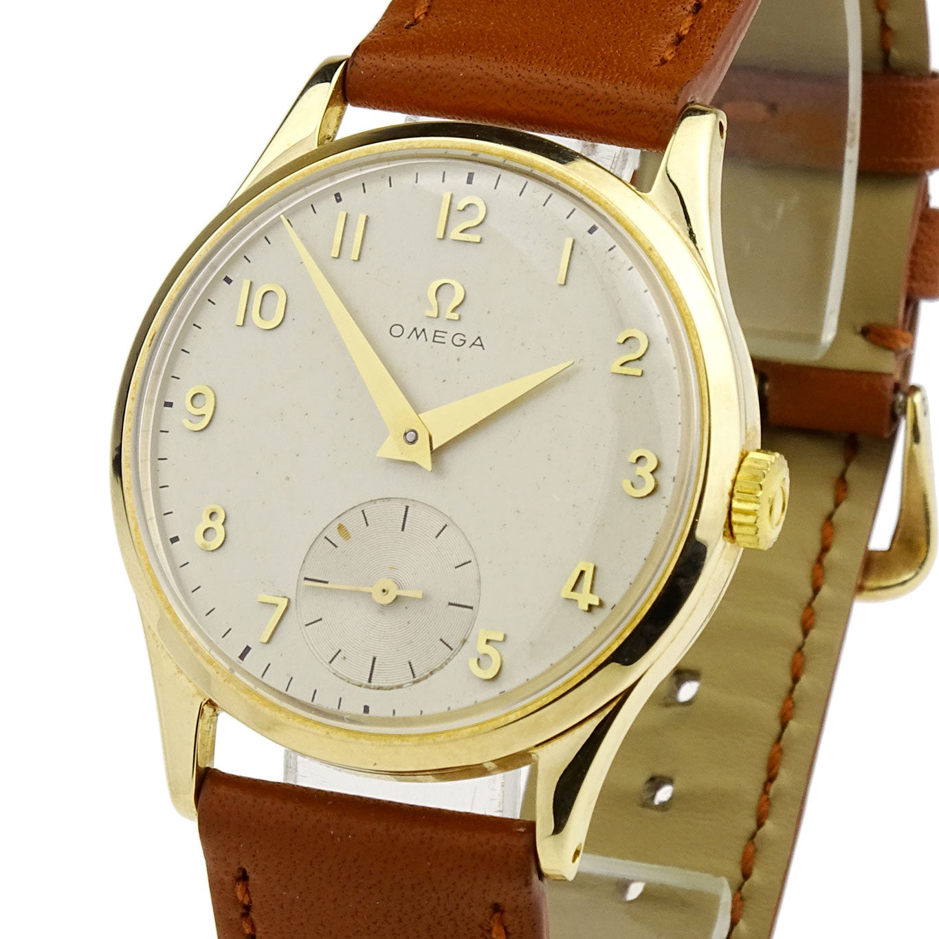 Omega 9ct Gold Vintage Mechanical