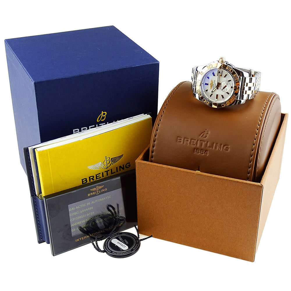 Breitling Galactic 36 Steel and Rose Gold C3733012 *UNWORN*
