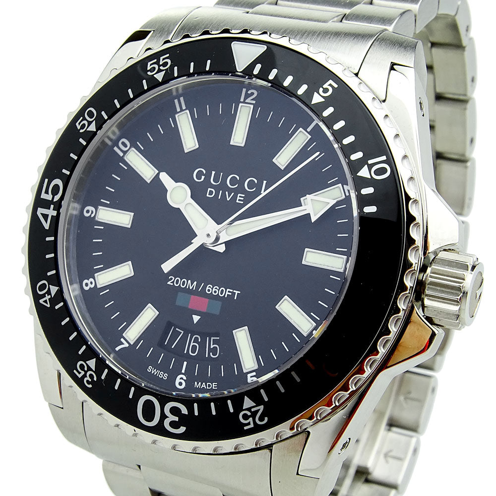 Gucci Diver Steel Quartz YA136301 RRP £980