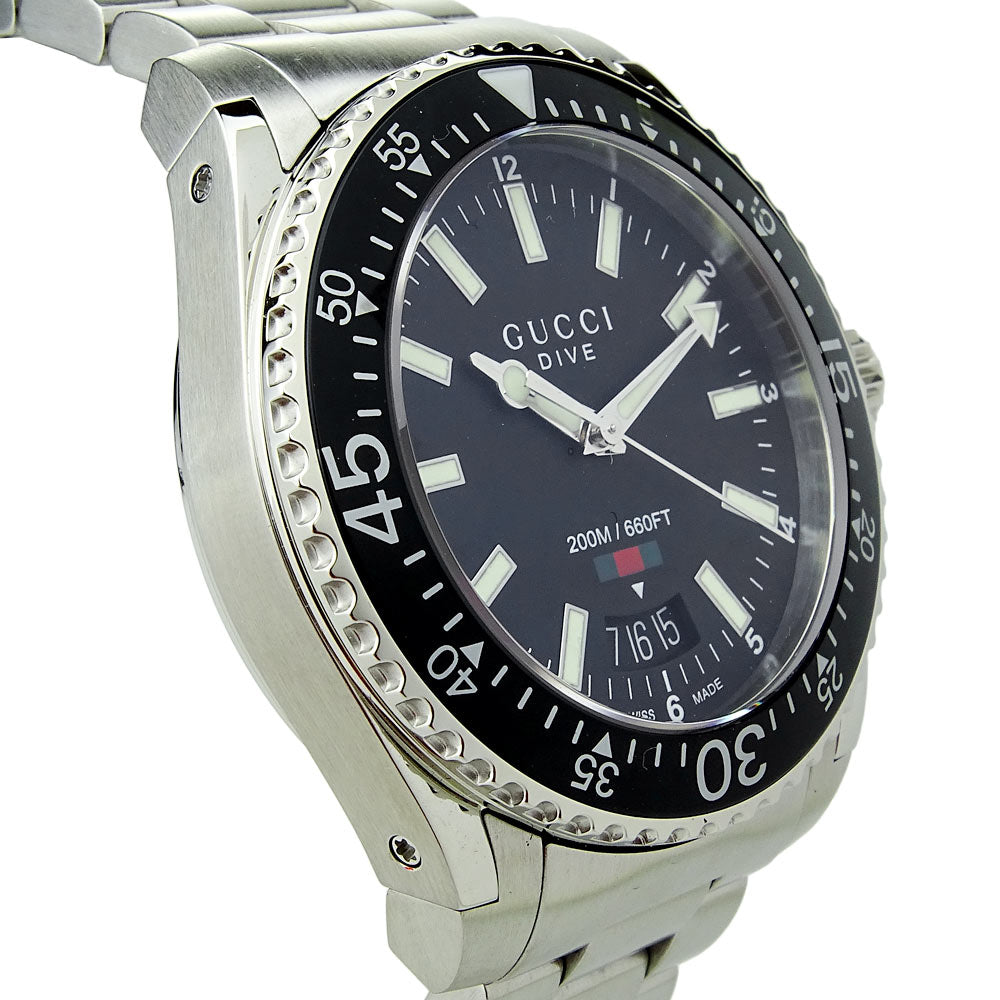 Gucci Diver Steel Quartz YA136301 RRP £980