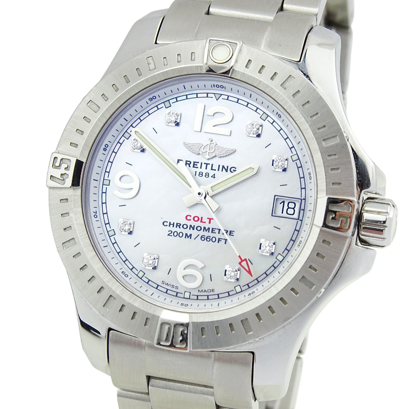 Breitling Ladies Colt 33 Diamond Dot A77388