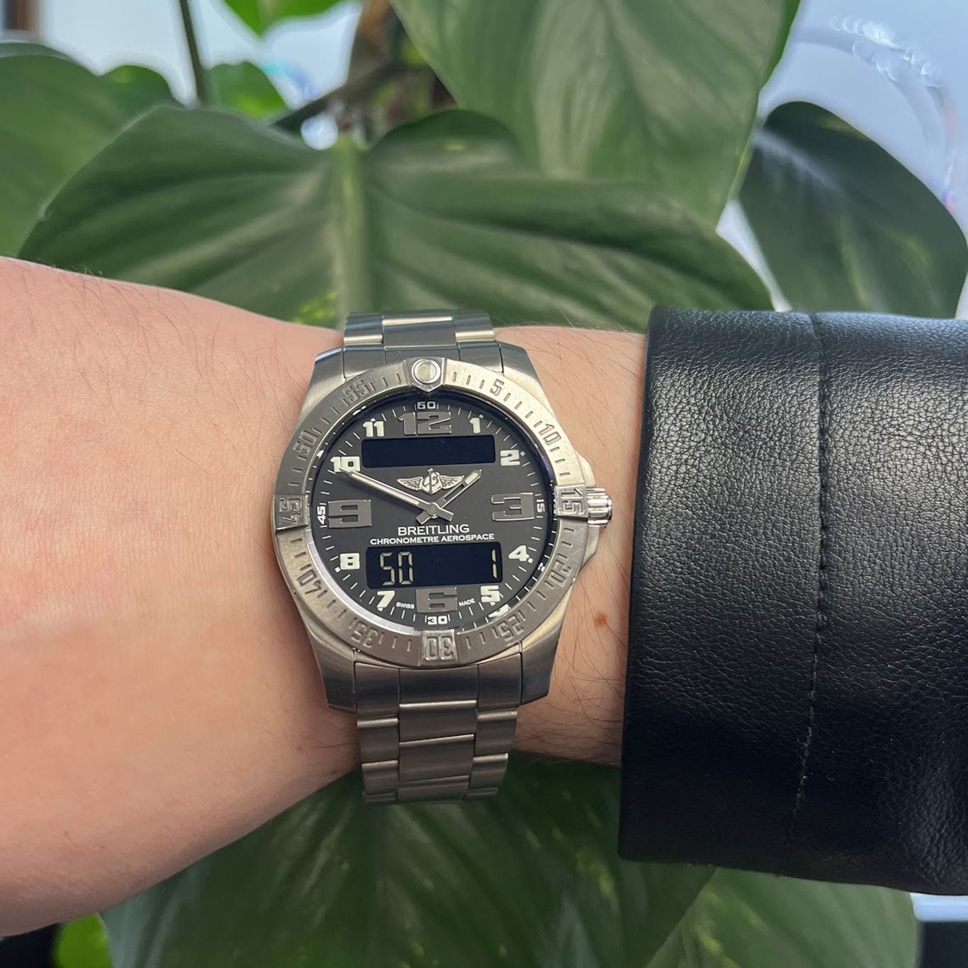 Breitling Aerospace Titanium Quartz Multi Function E79363