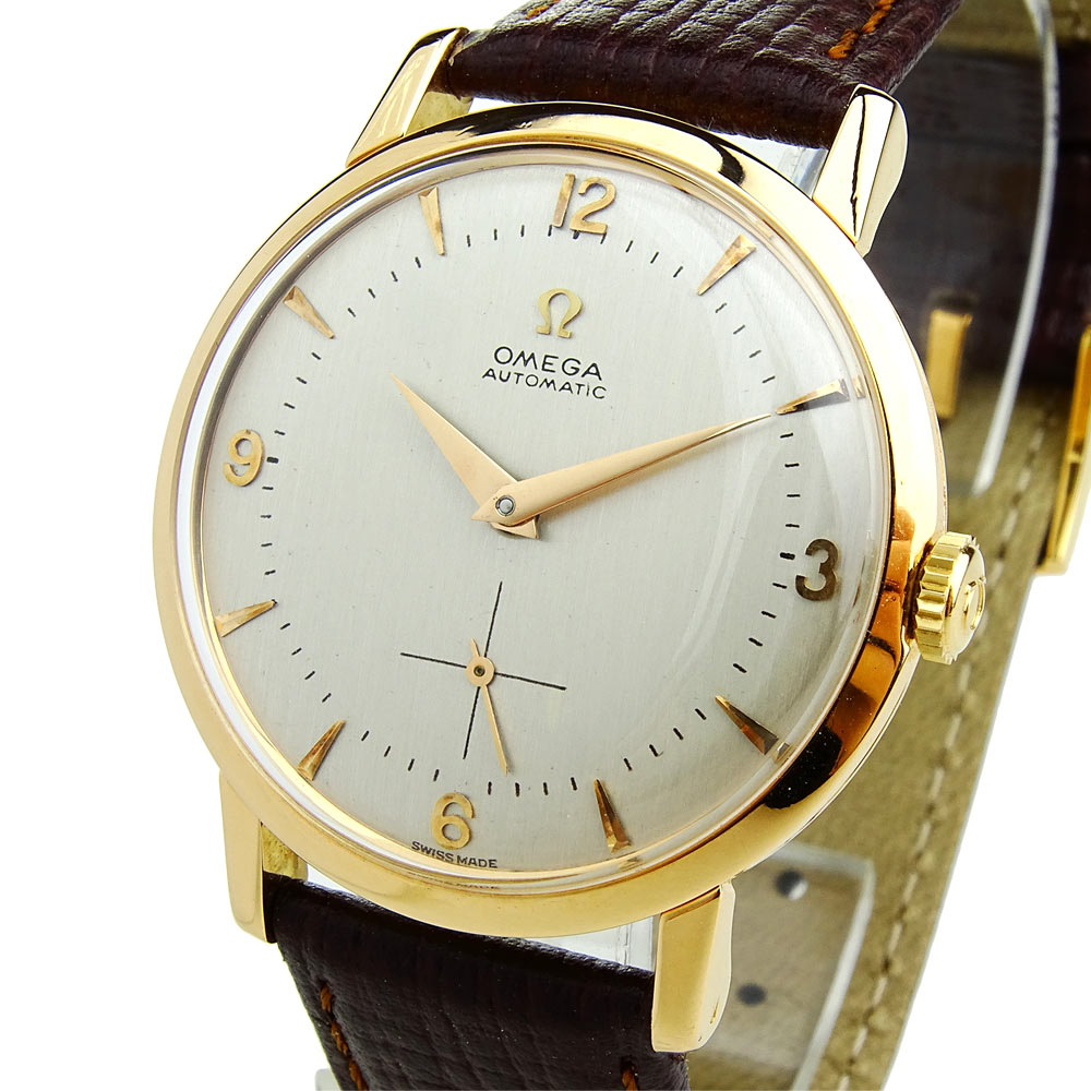 Omega 18k Rose Gold Vintage Automatic