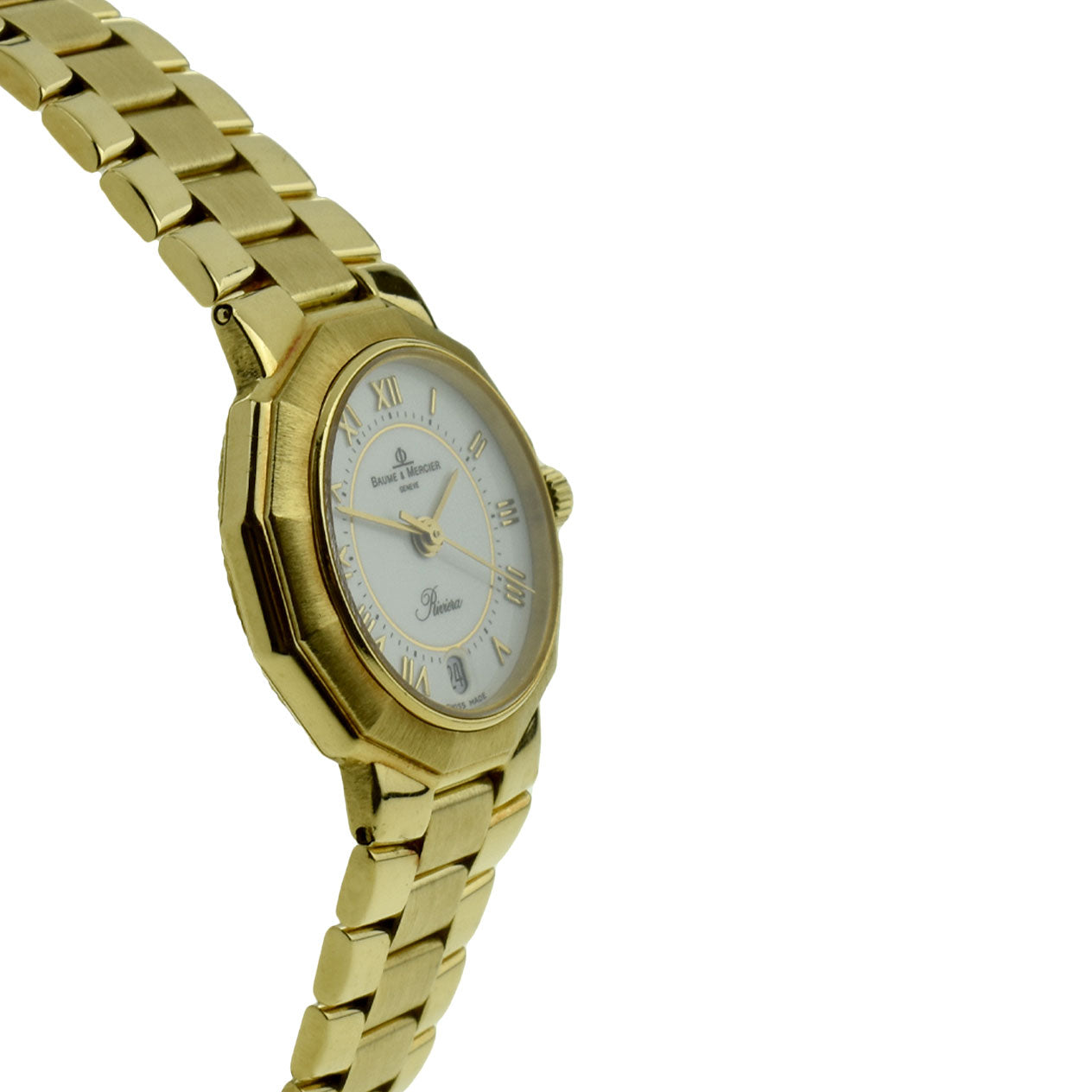 Baume & Mercier Riviera 18ct Gold Quartz Wristwatch