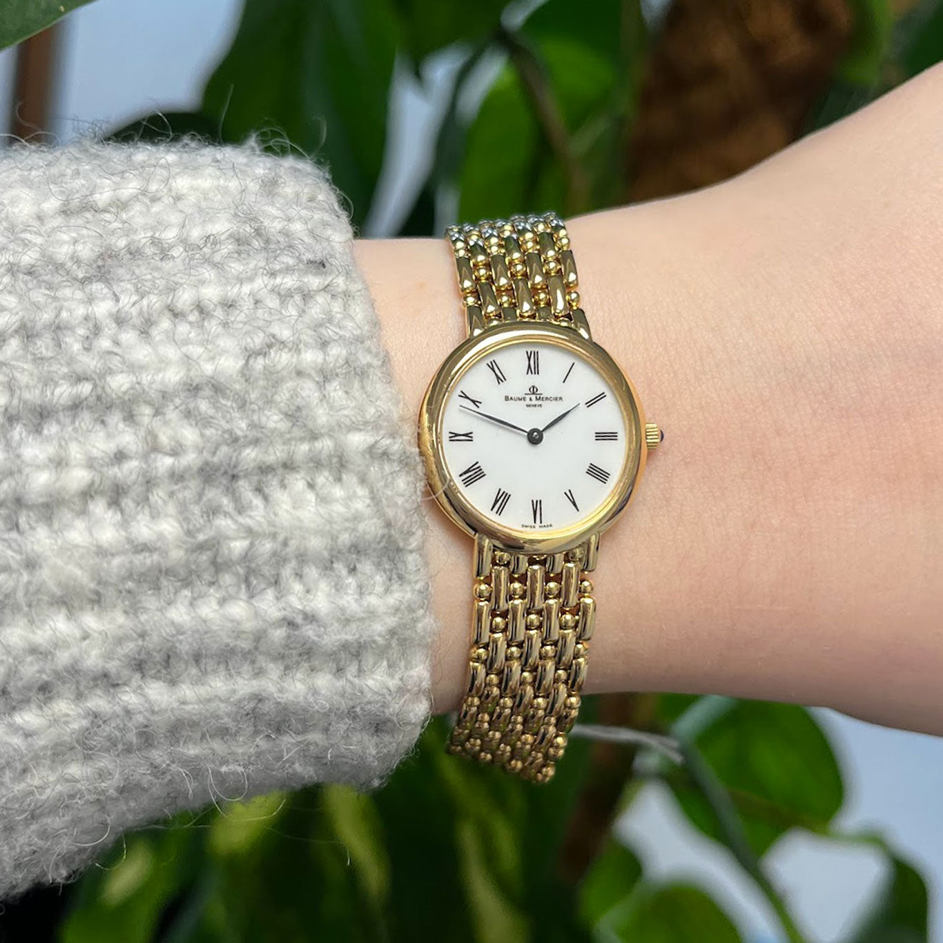 Baume & Mercier 18ct Gold Quartz Wristwatch
