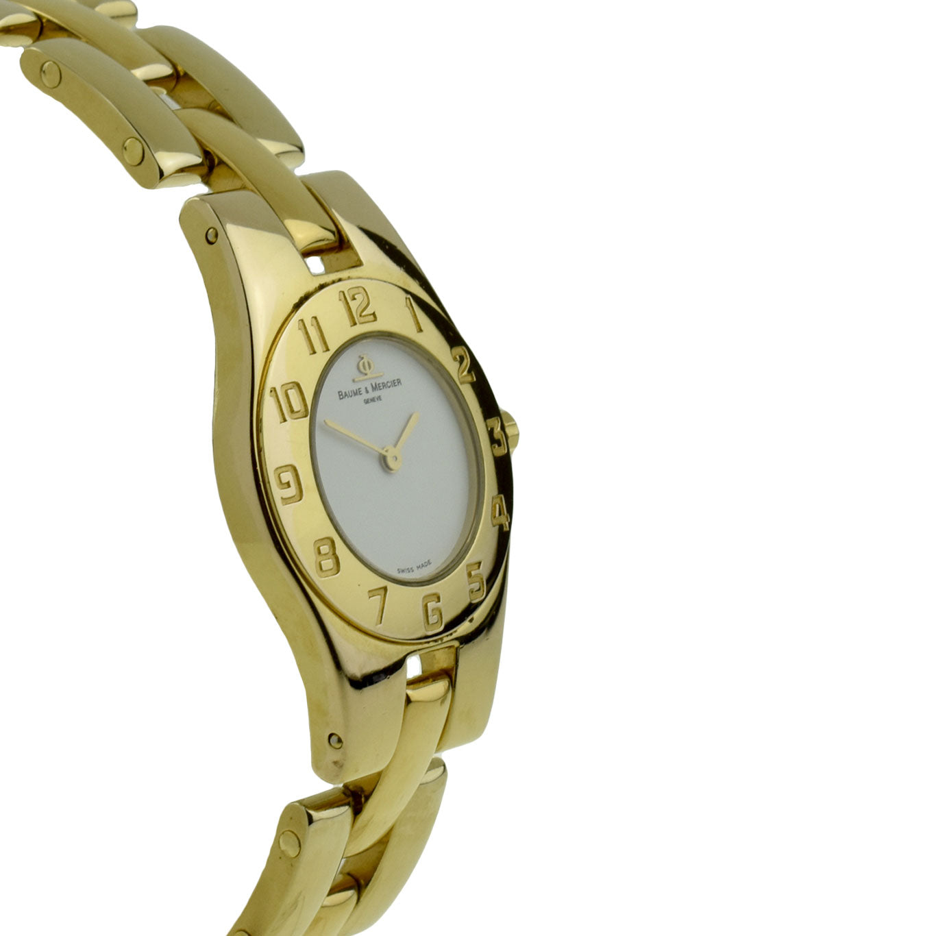 Baume & Mercier Linear Gold Plate Wristwatch
