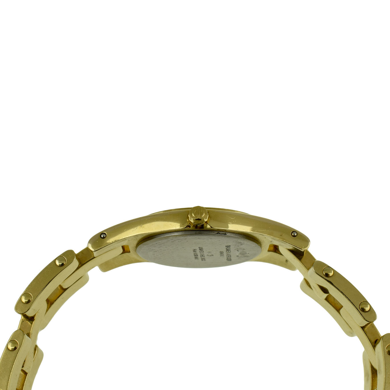 Baume & Mercier Linear Gold Plate Wristwatch