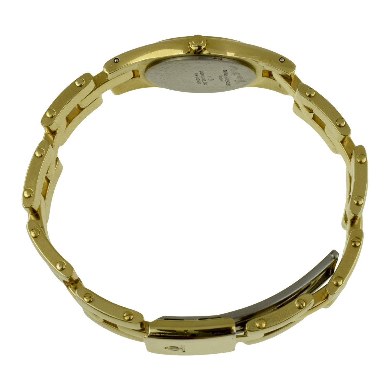 Baume & Mercier Linear Gold Plate Wristwatch
