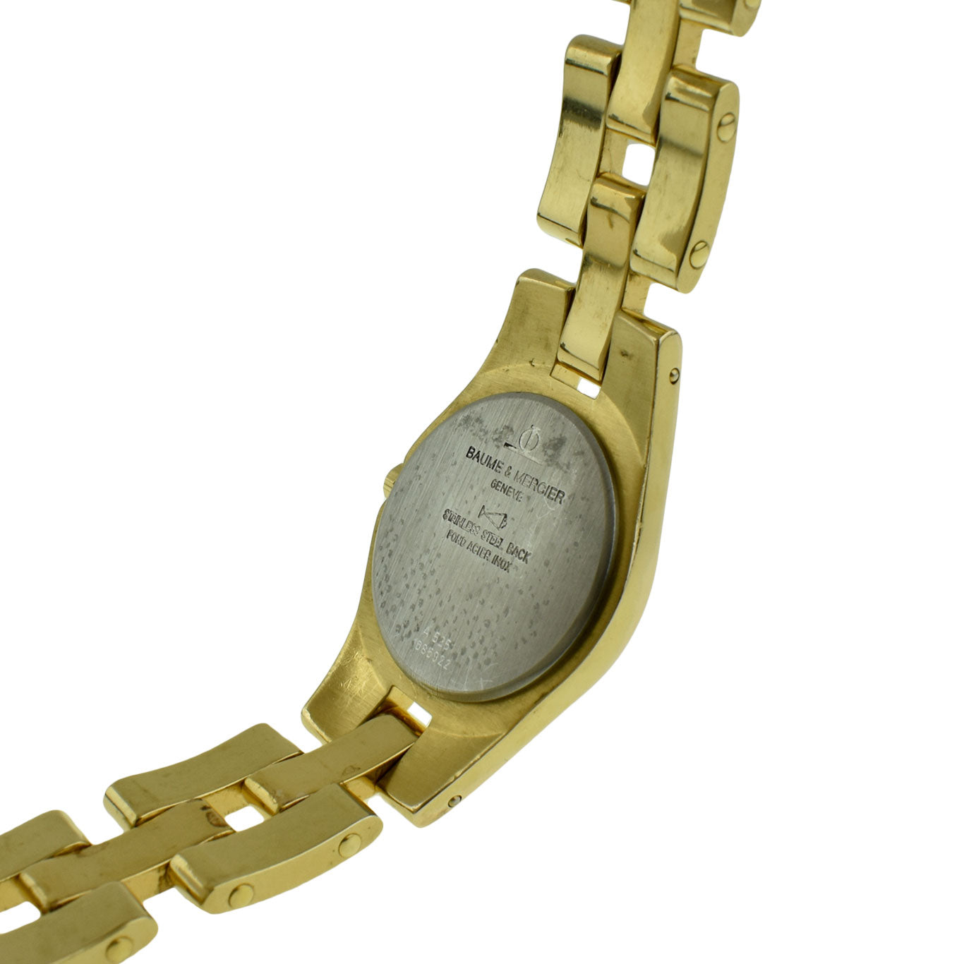 Baume & Mercier Linear Gold Plate Wristwatch
