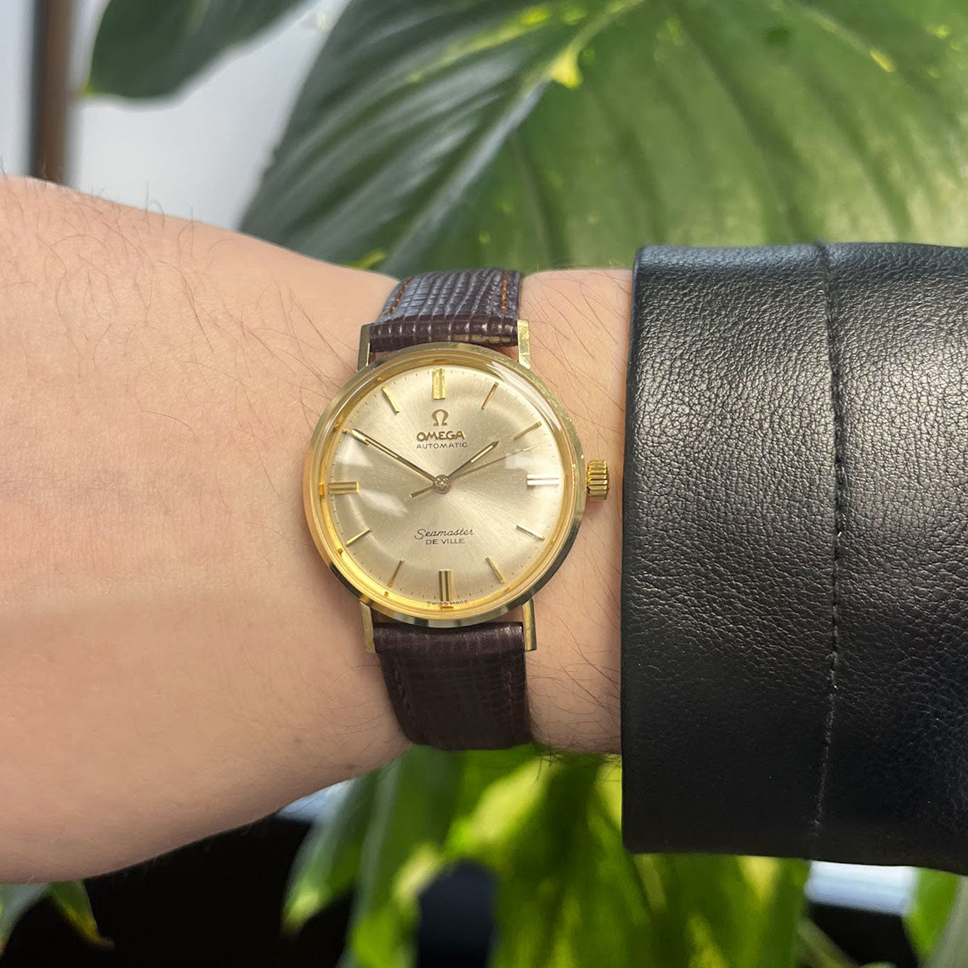 Omega Seamaster De Ville Gold Filled Vintage Automatic Wristwatch
