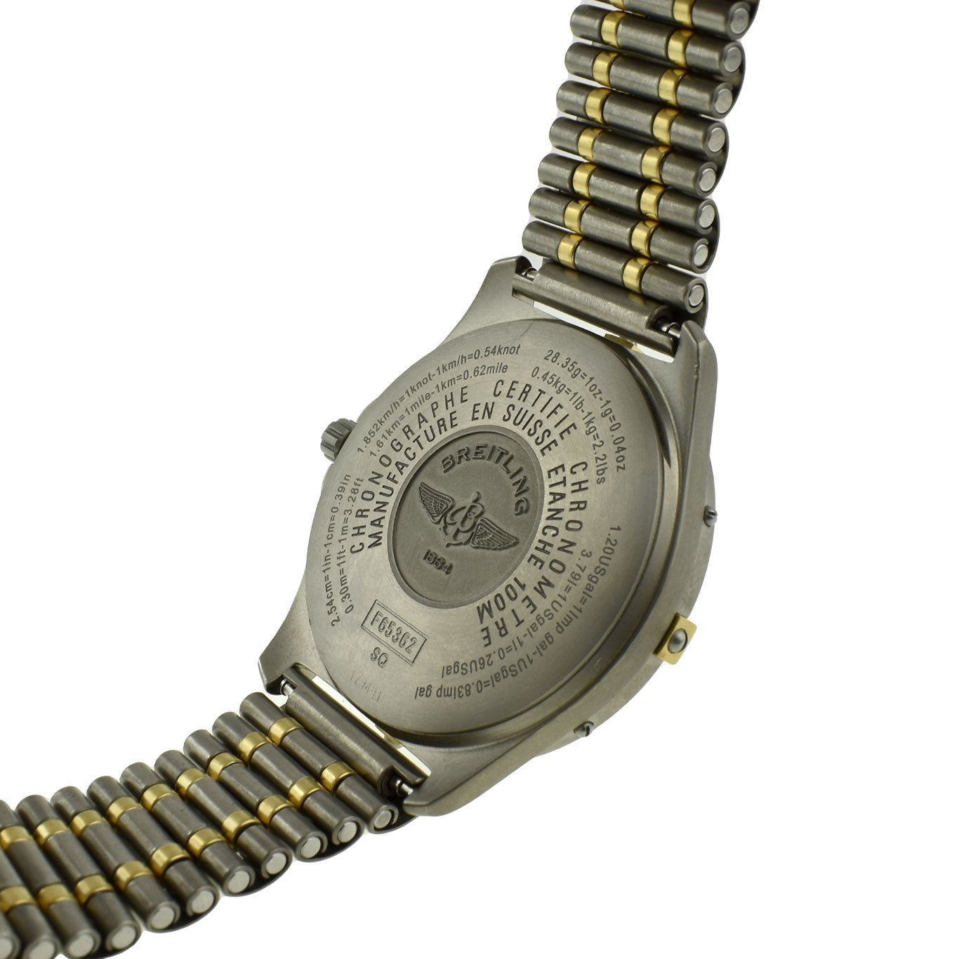 Breitling Aerospace Titanium & Gold Quartz F65362