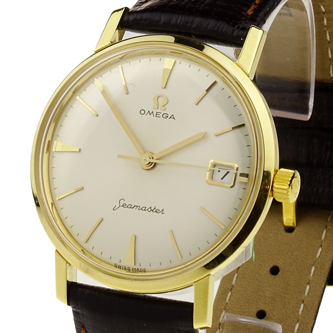 Omega Seamaster Vintage 18ct Gold Mechanical