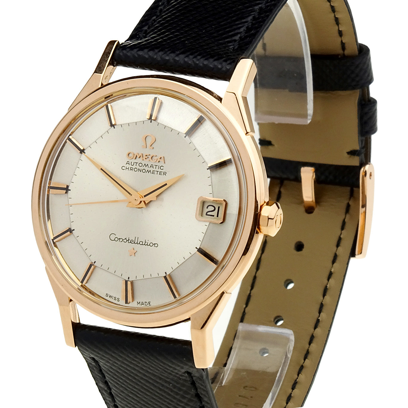 Omega Constellation Pie-Pan 18k Rose Gold Vintage Automatic