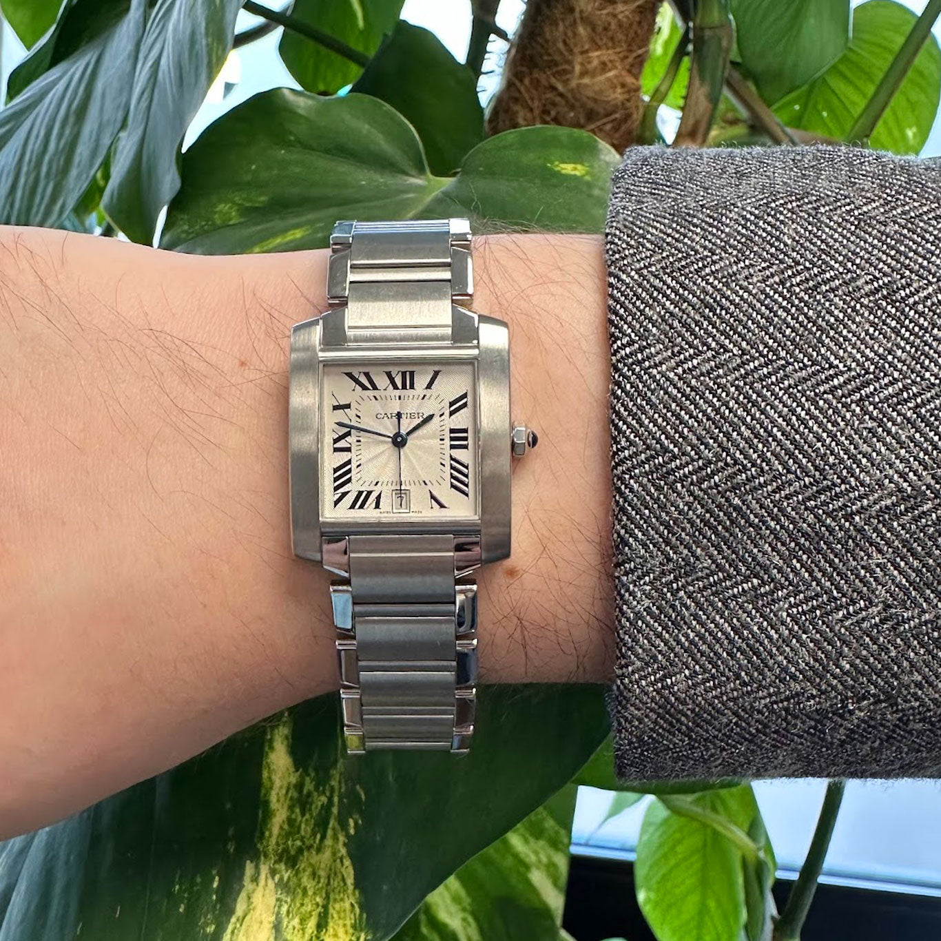 Cartier Tank Francaise Steel Automatic W51002Q3