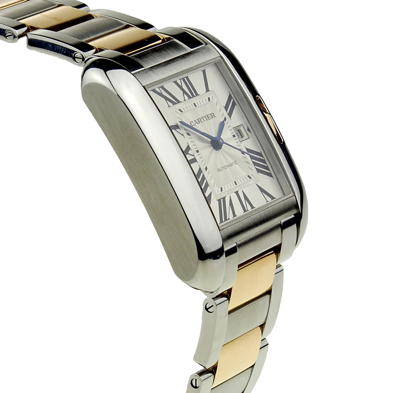 Cartier Tank Anglaise Steel & Rose Gold Automatic W5310007