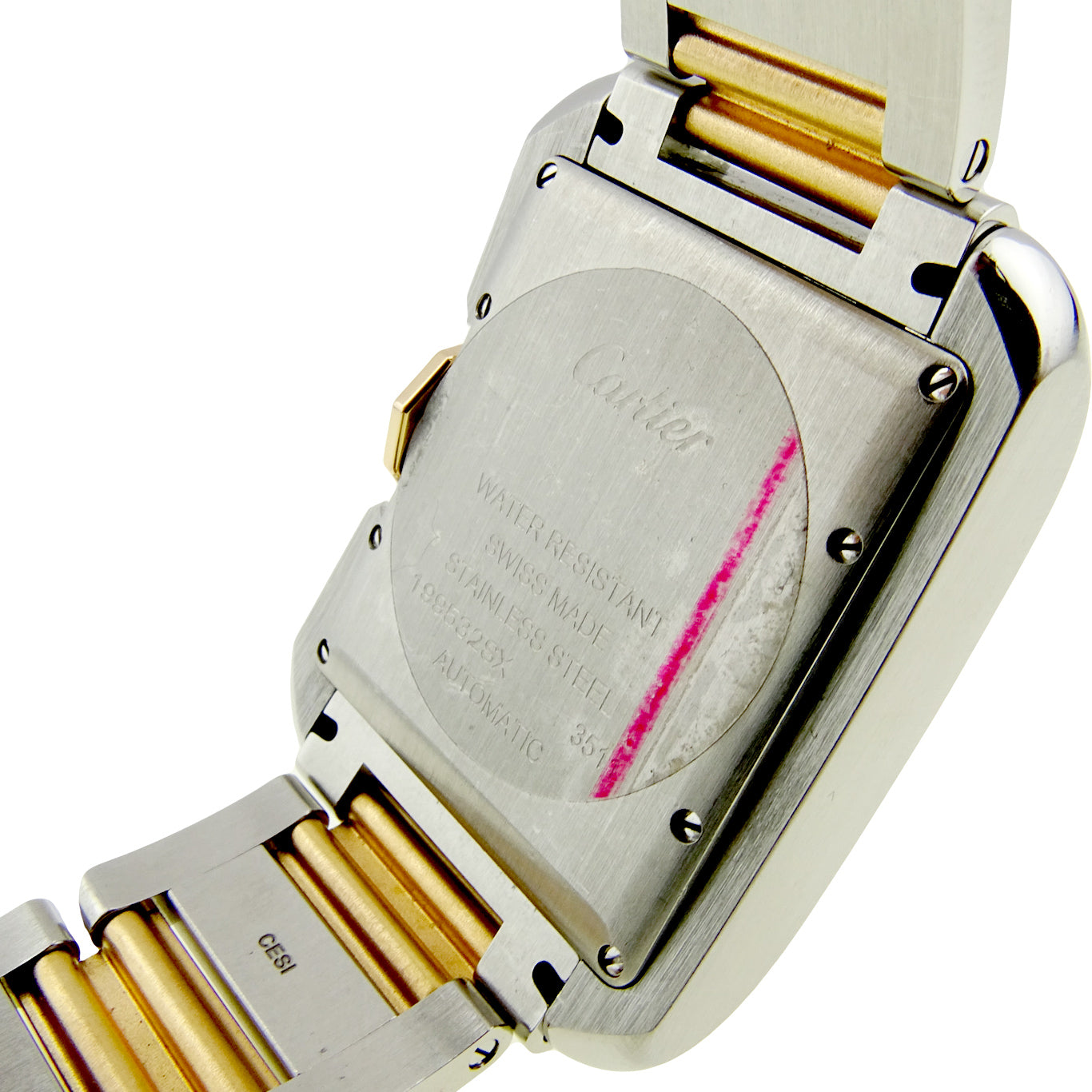 Cartier Tank Anglaise Steel & Rose Gold Automatic W5310007