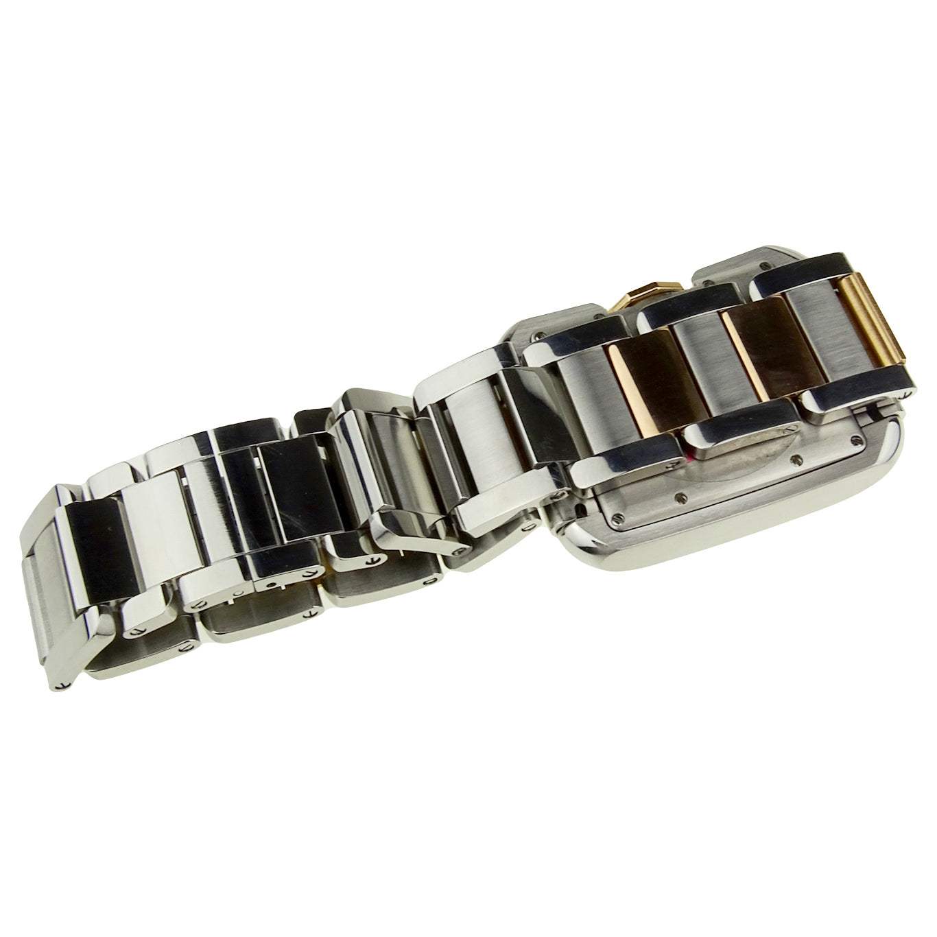 Cartier Tank Anglaise Steel & Rose Gold Automatic W5310007